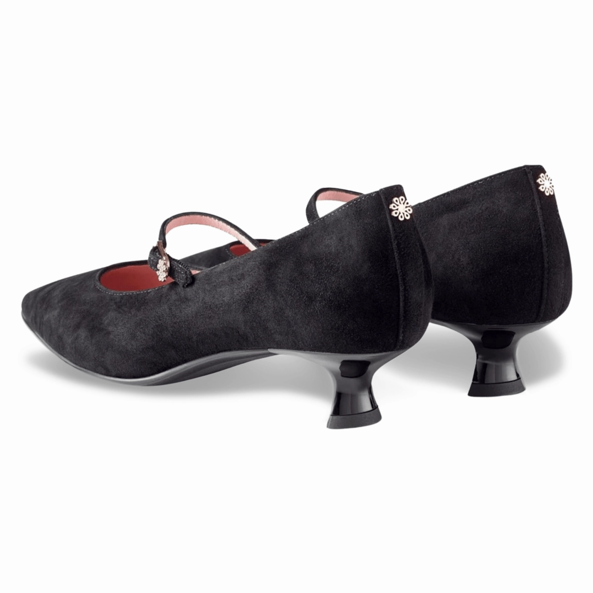 Ayelet By Naot Women's Rosalie Black Classic Suede Mary Jane Shoes In Winter