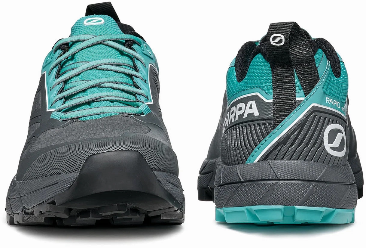 Scarpa Rapid GORE-TEX Womens Walking Shoes - Grey Climbing Shoes Shallow Heel Greek Foot