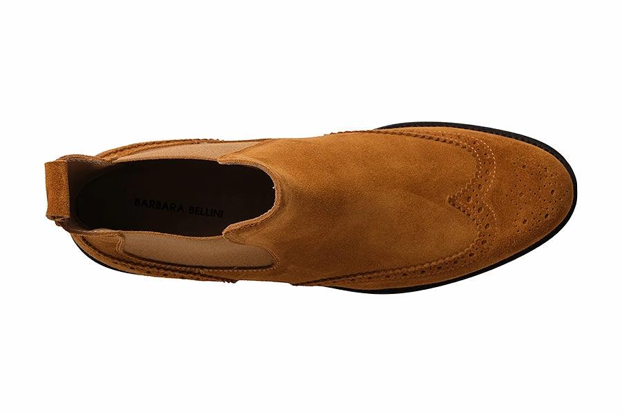 Cuban Heel Ankle Boots BB TYLER TAN