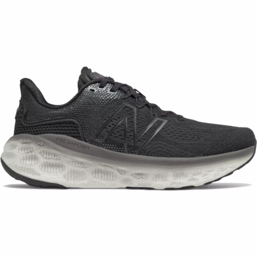 Men's New Balance Fresh Foam More v3, Black/Magnet/Black Metallic, 9 D Medium New Balance 9060 Women's 6.5