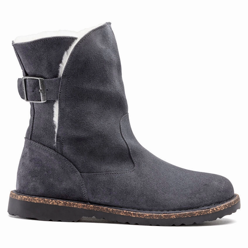 Chelsea Boots And Leather Jacket BIRKENSTOCK WOMEN'S UPPSALA BOOT - GRAPHITE SUEDE