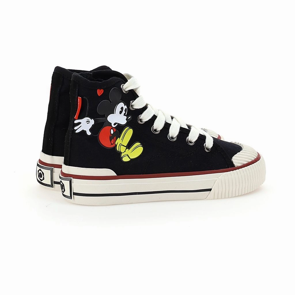 Black Mickey High Top Sneakers Tenis Sneakers
