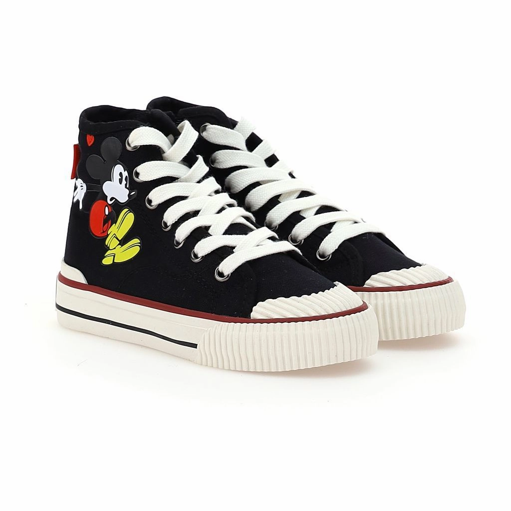 Black Mickey High Top Sneakers High-top Sneakers Fashion