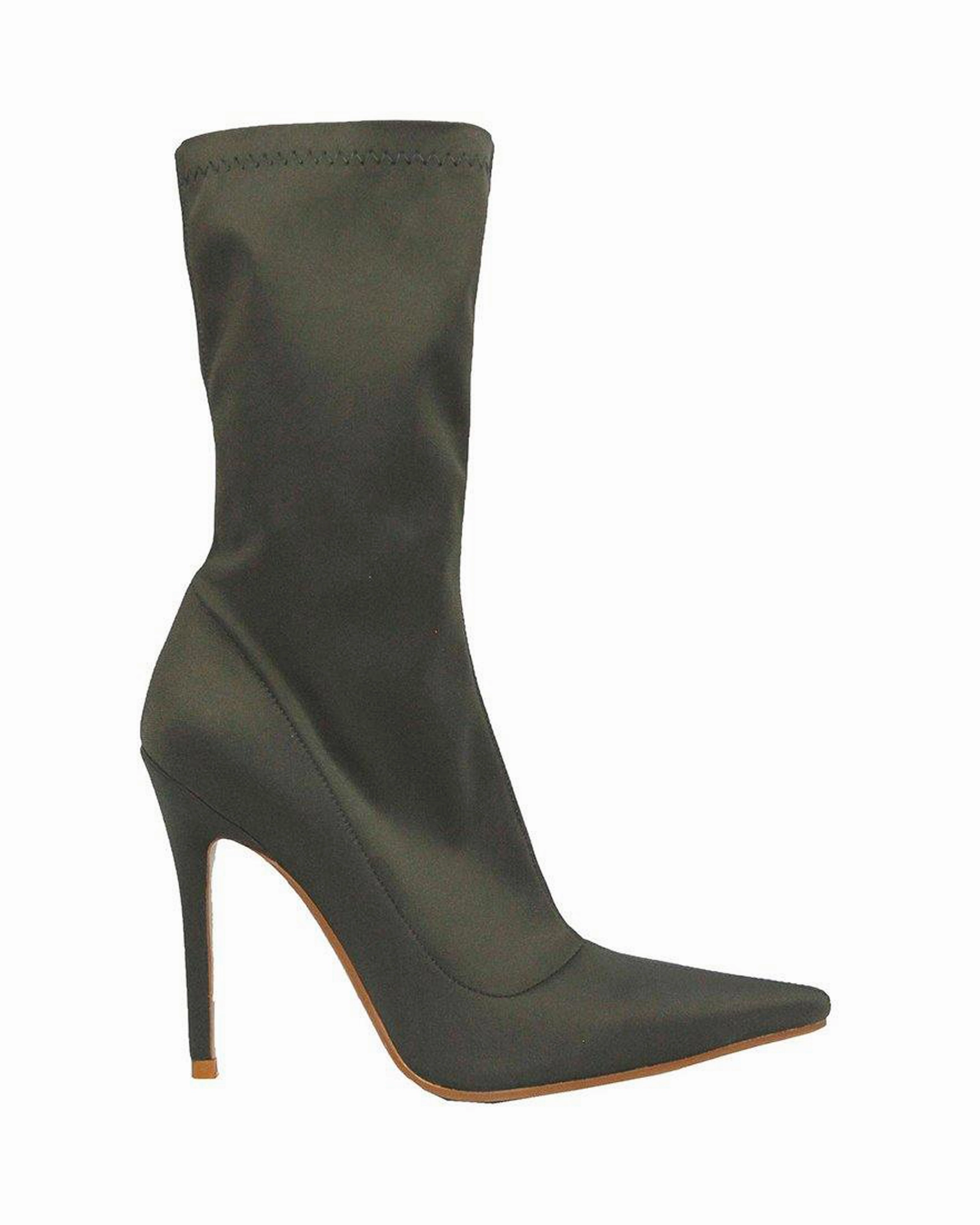 Dresses Worn With Ankle Boots Sarita Khaki *FINAL SALE*