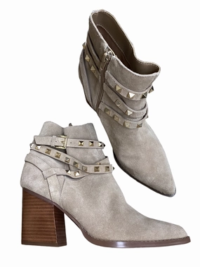 Boots Ankle Heels By Steve Madden In Tan, Size: 10 Tight Fitting Ankle Boots