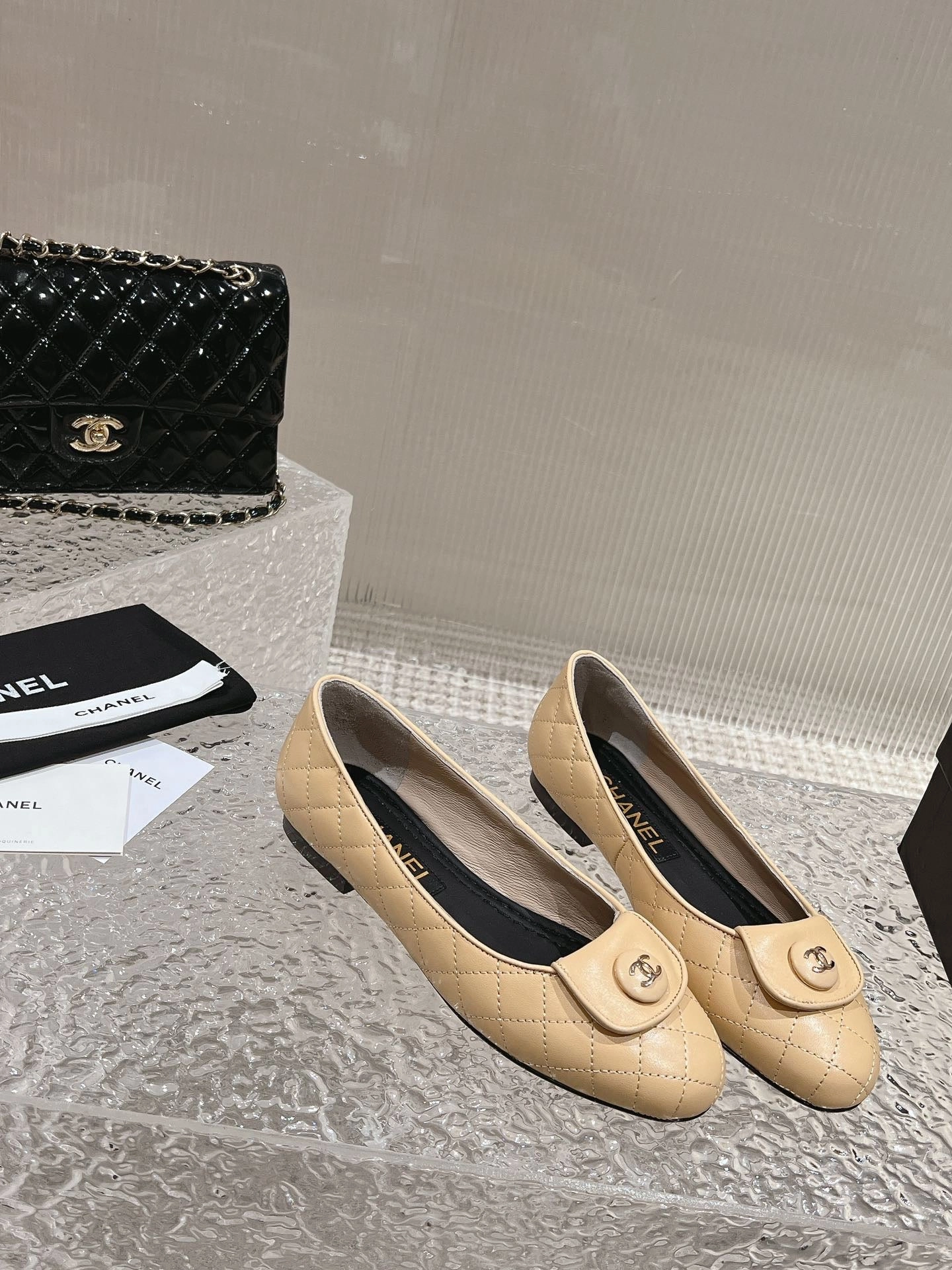 Designer Flat Shoes SE1156 CC Ballet Flats / Size4-10