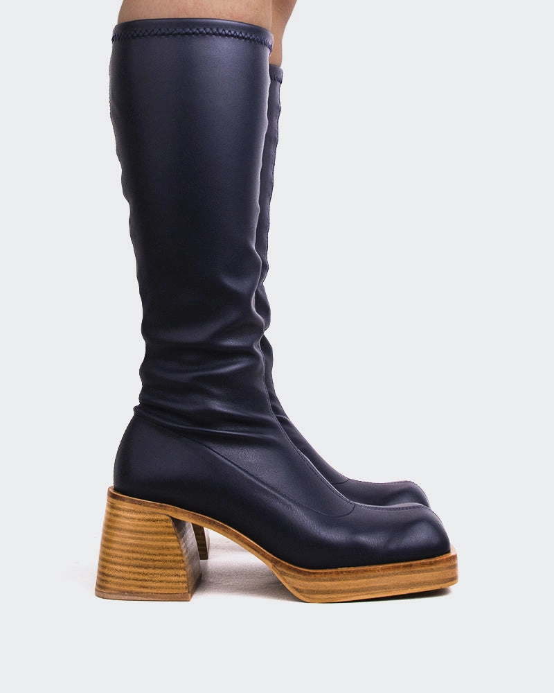 Chelsea Boots Tasmania Bourne Navy Stretch