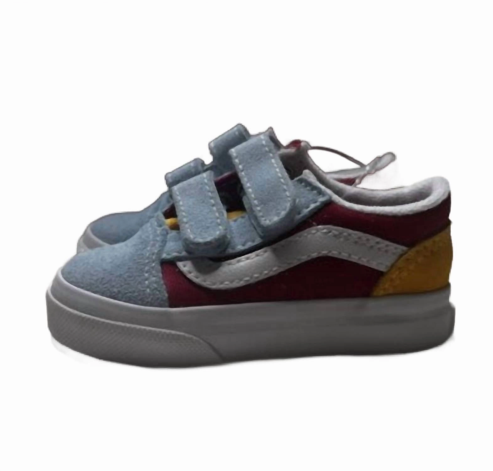 Boy's Old Skool V Shoes In Multi Puffy Sneakers