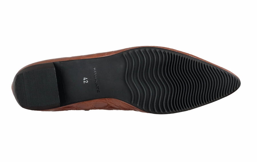 Br Cognac Burberry Ankle Boots