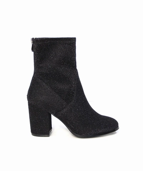 Spring Ankle Boots Hoxton Black Sparkle *FINAL SALE*