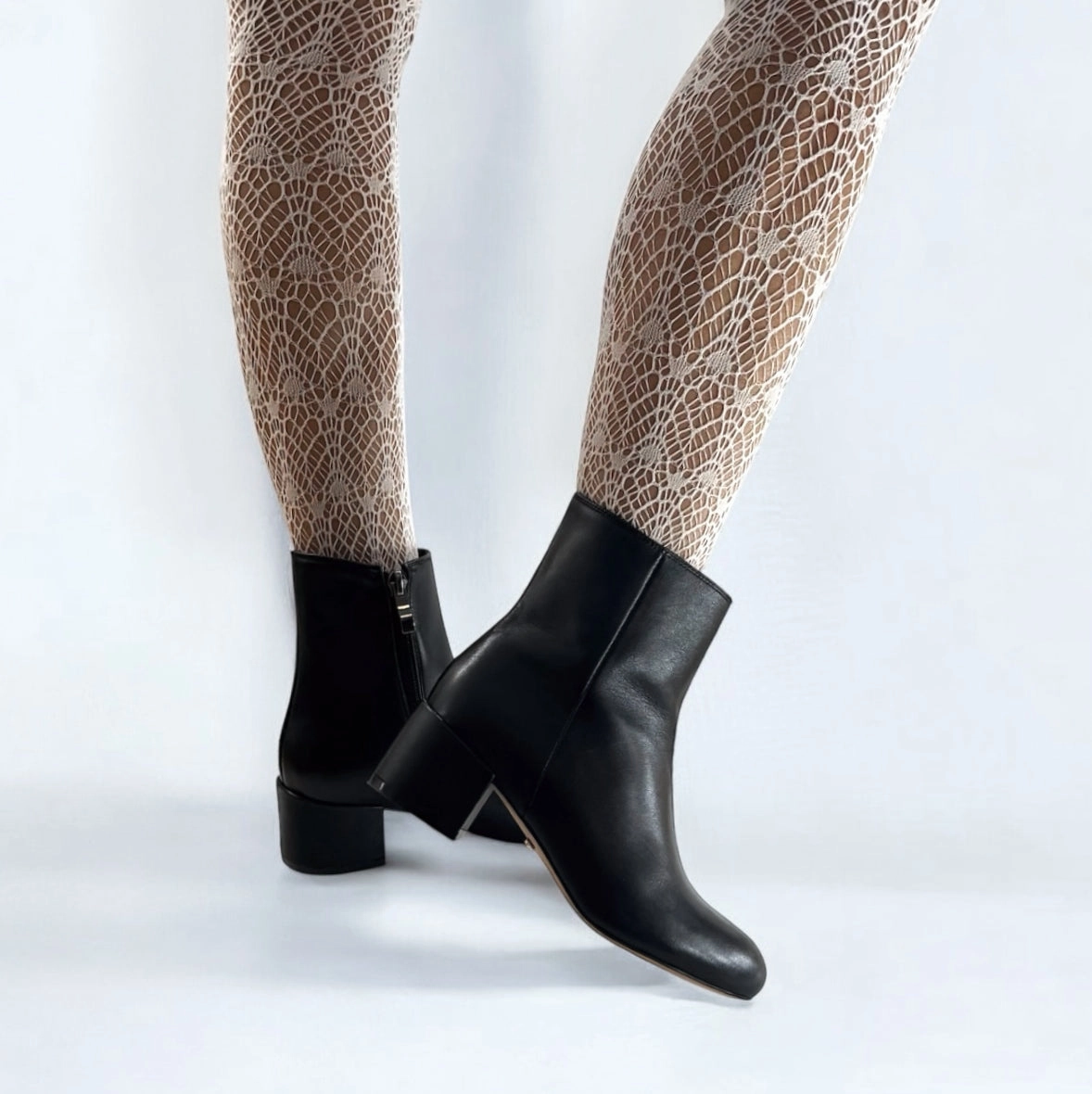 Andrew Geller Ankle Boots *AMATA - classic black ankle boots