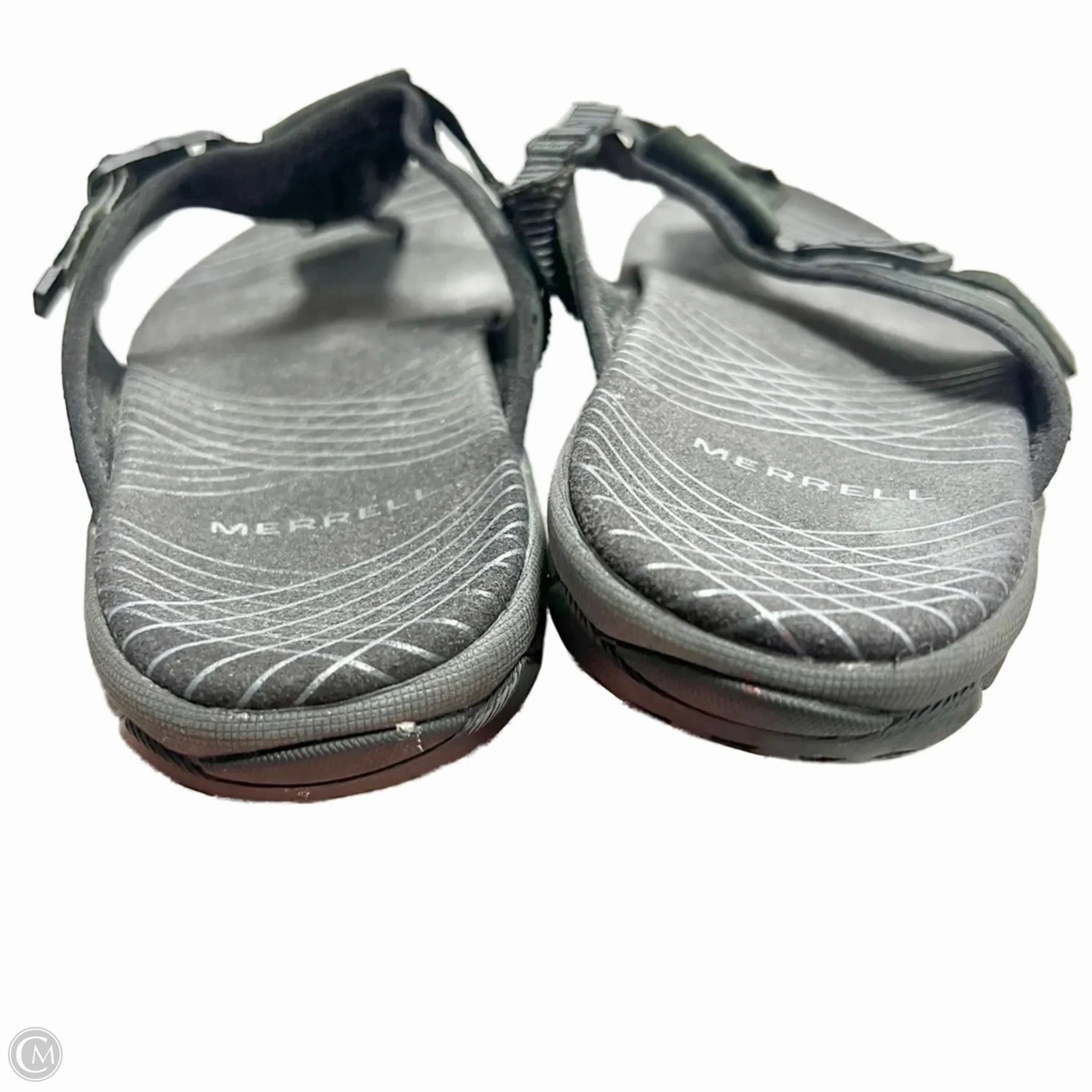 Sports Flip Flops Sandals Flip Flops By Merrell In Black, Size: 6