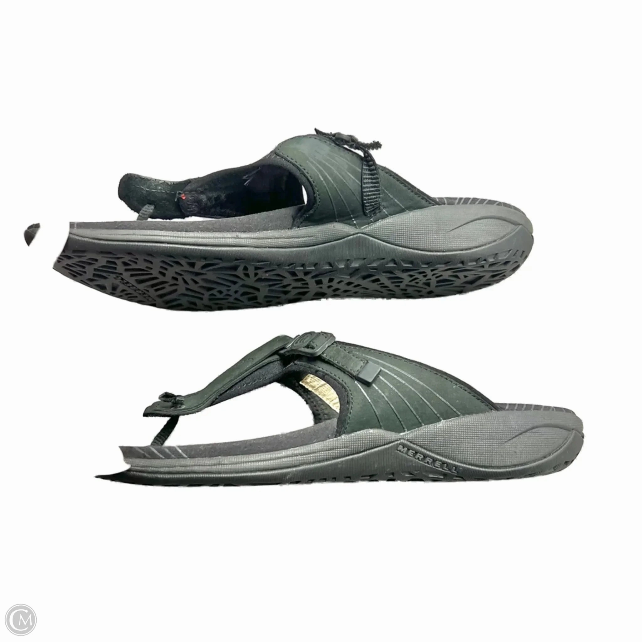 Best Flip Flops For Wide Feet Sandals Flip Flops By Merrell In Black, Size: 6