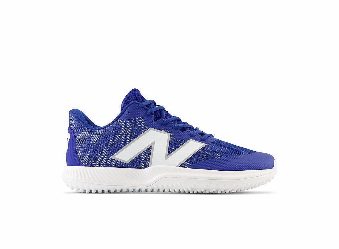 New Balance Postal Shoe New Balance Men's FuelCell 4040 V7 Turf Baseball Shoes - Team Royal / White - T4040TB7
