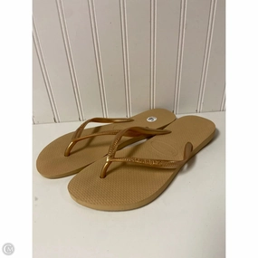 Sandals Flip Flops By Havaianas In Gold, Size: 9.5 Flip Flops Offers