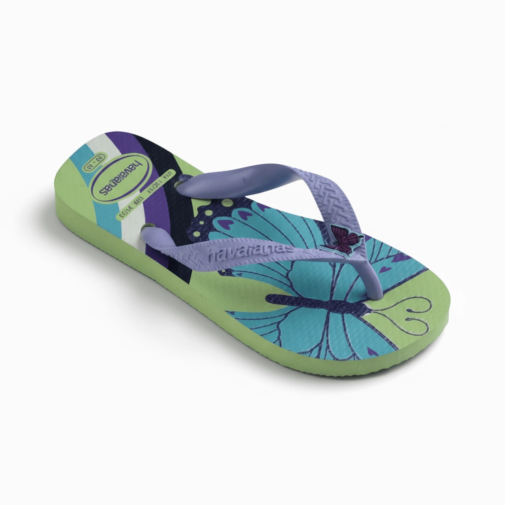 Flip Flops With Changeable Straps Havaianas Girl's Fantasy citronela/lilac breeze