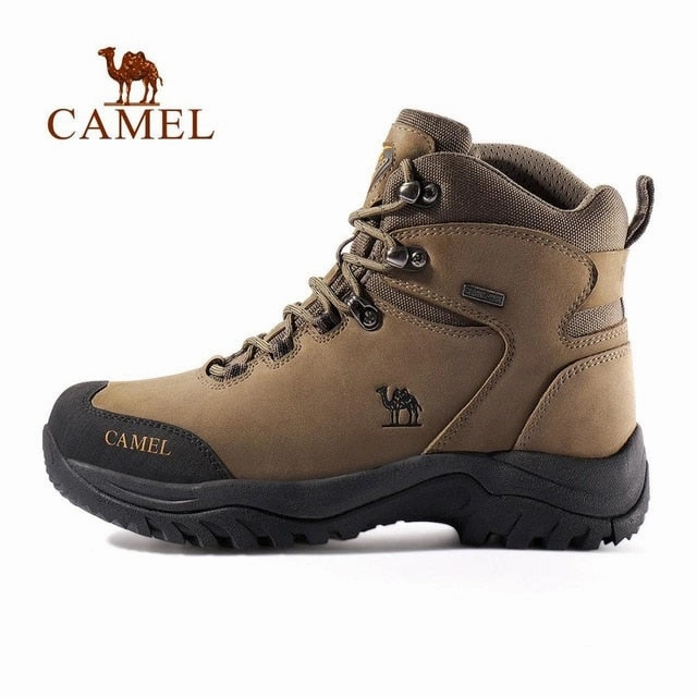 CAMEL Men & Women High Top Hiking Shoes Durable Waterproof Anti-Slip Outdoor Climbing Trekking Shoes Military Tactical Boots Mad Rock Pulse Positive Climbing Shoe