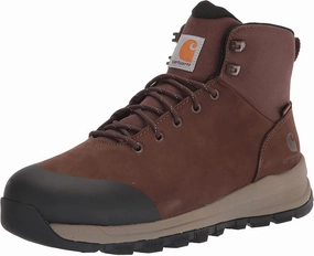 Work Boots Near Me Steel Toe Carhartt Men's Outdoor WP 5" Alloy Toe Hiker Boot