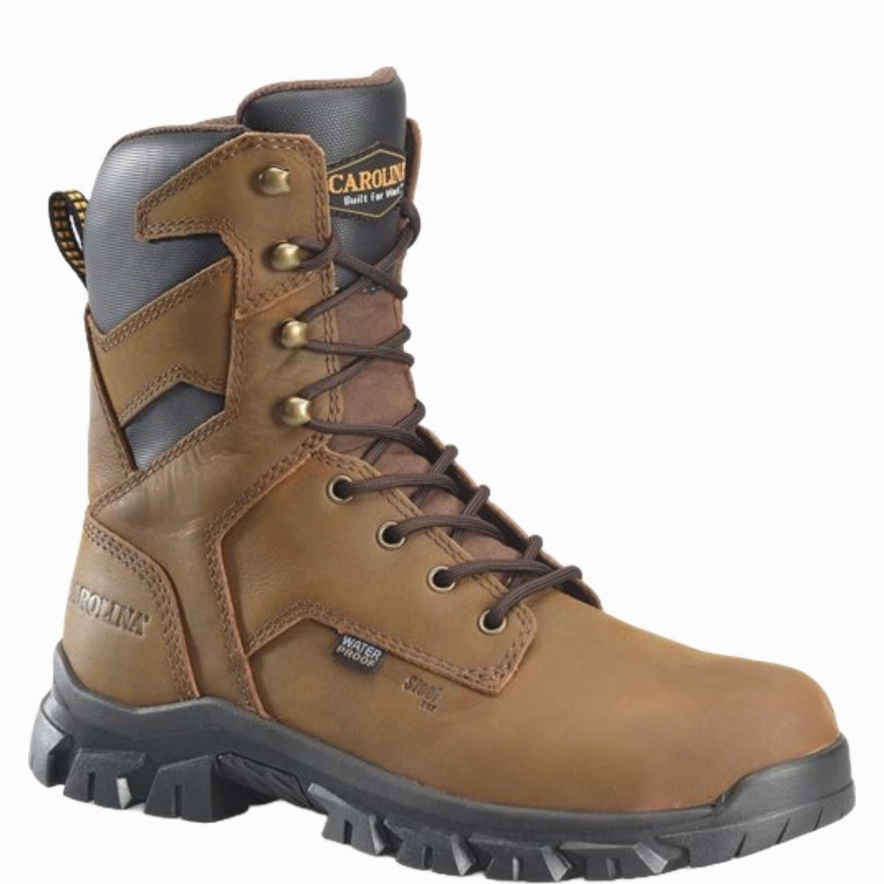 Carolina Boots Men's Gruntz Dark Brown Waterproof Steel Toe Work Boots CA3597 10.5 Eee Work Boots