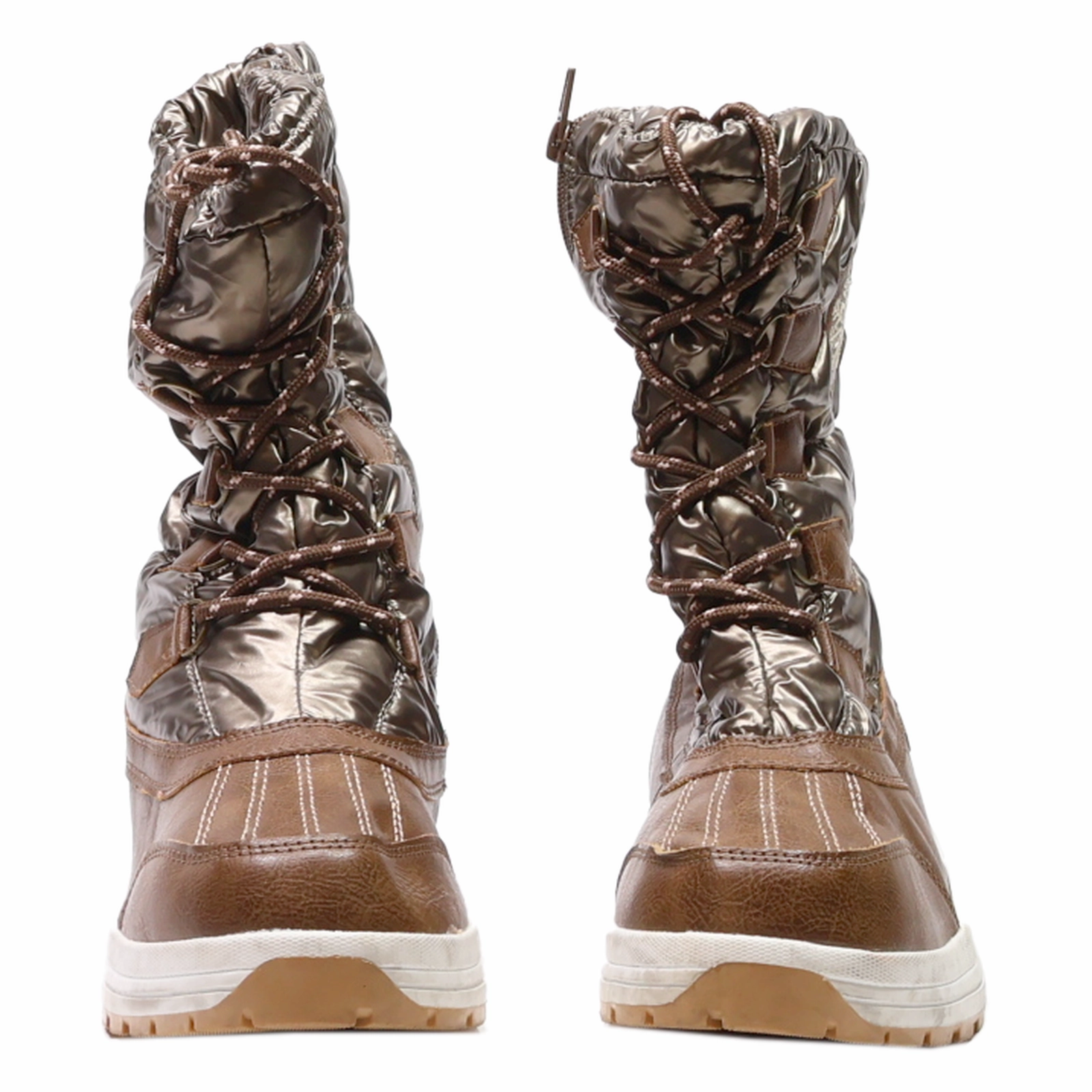 TEN-TEX Snow Boots Gold Synthetic Womens UK 7 Hunter Snow Boots Sale