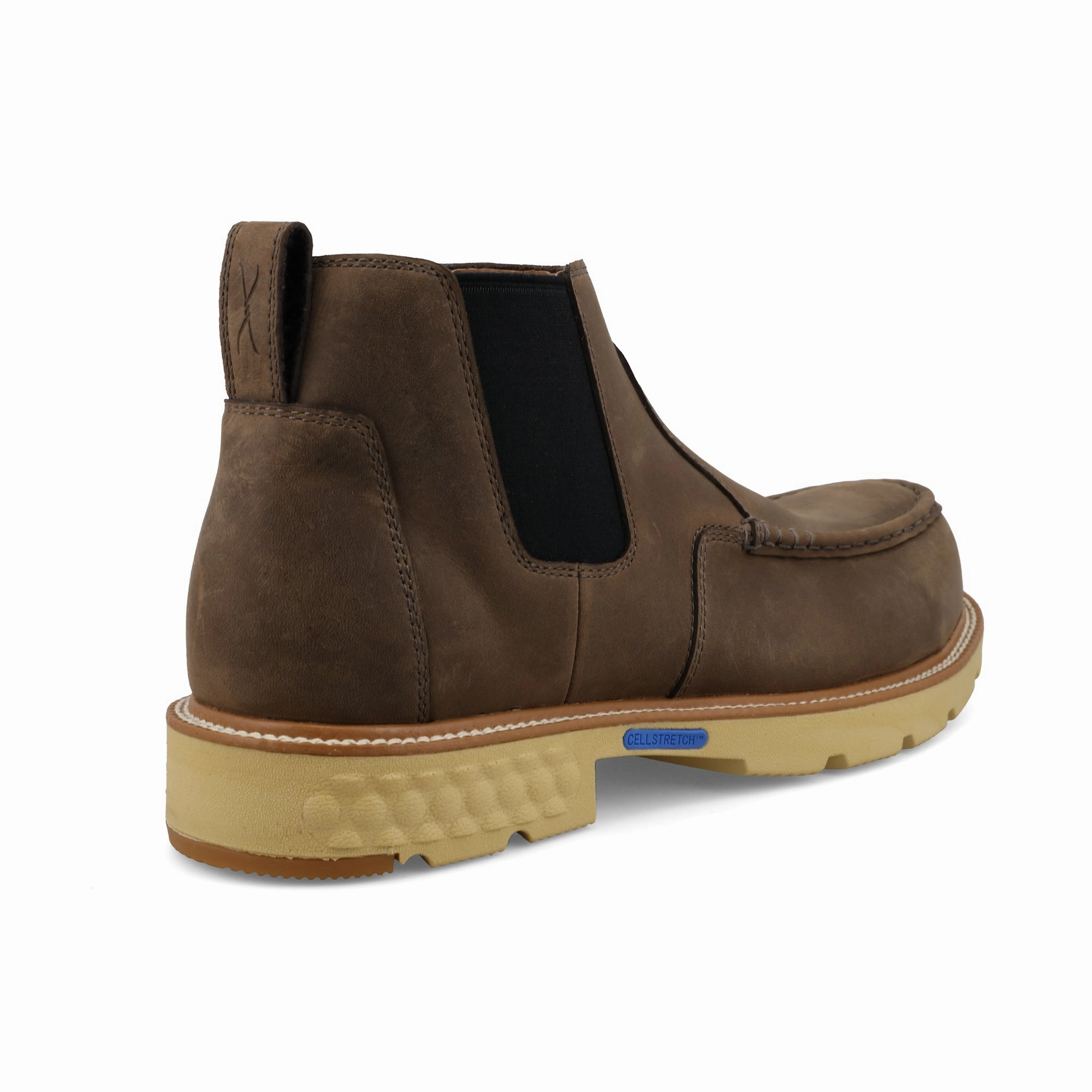 Twisted X Men's 4" Shitake Chelsea Nano Safety Toe Work Boot MXCN003 Chelsea Waterproof Boots