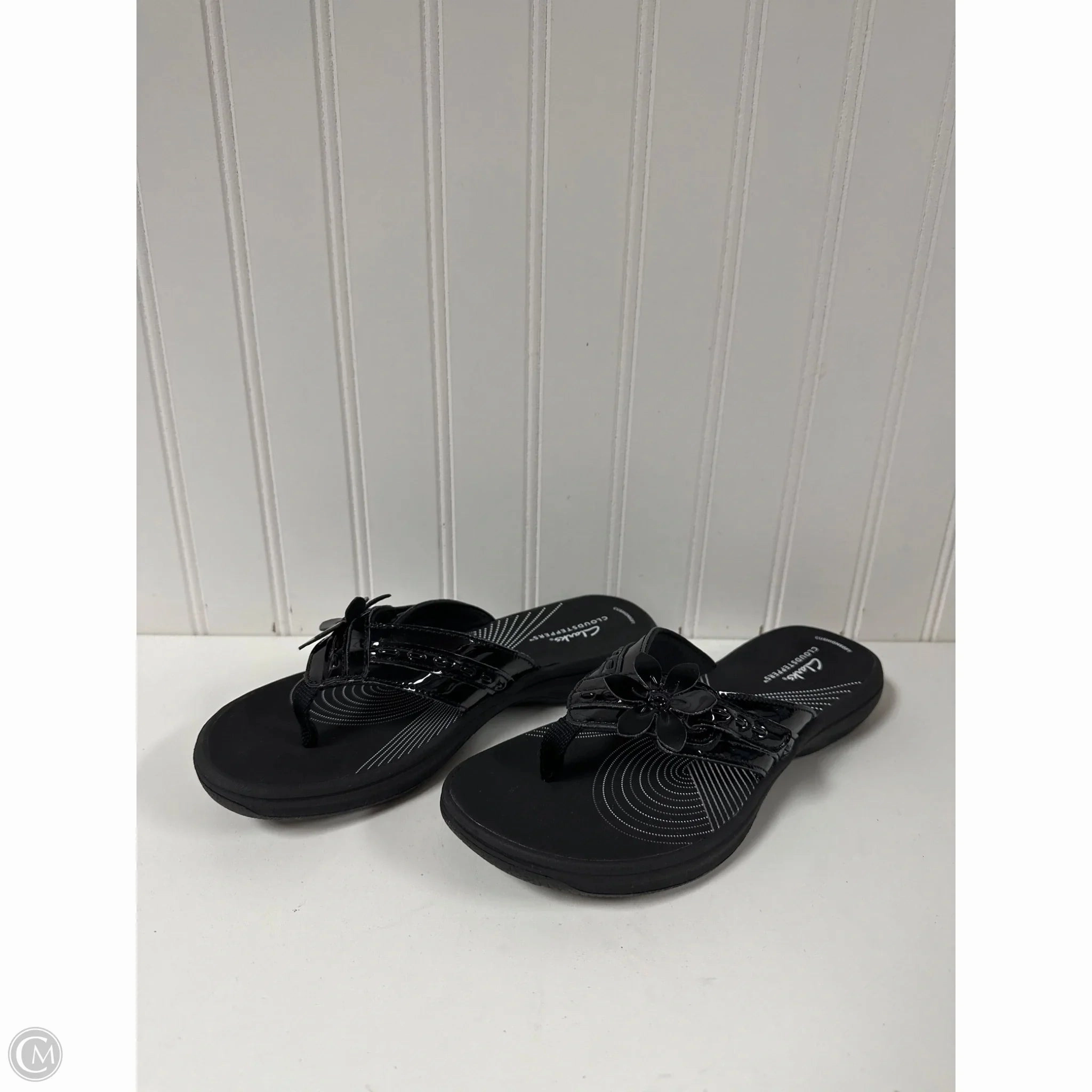 Hgtv Flip Or Flop Sandals Flip Flops By Clarks In Black, Size: 7