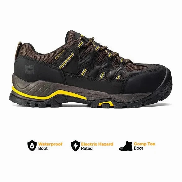 Mammoth Work Boots CHINOOK SIERRA LOW COMPOSITE TOE WATERPROOF HIKER BOOT MEN'S