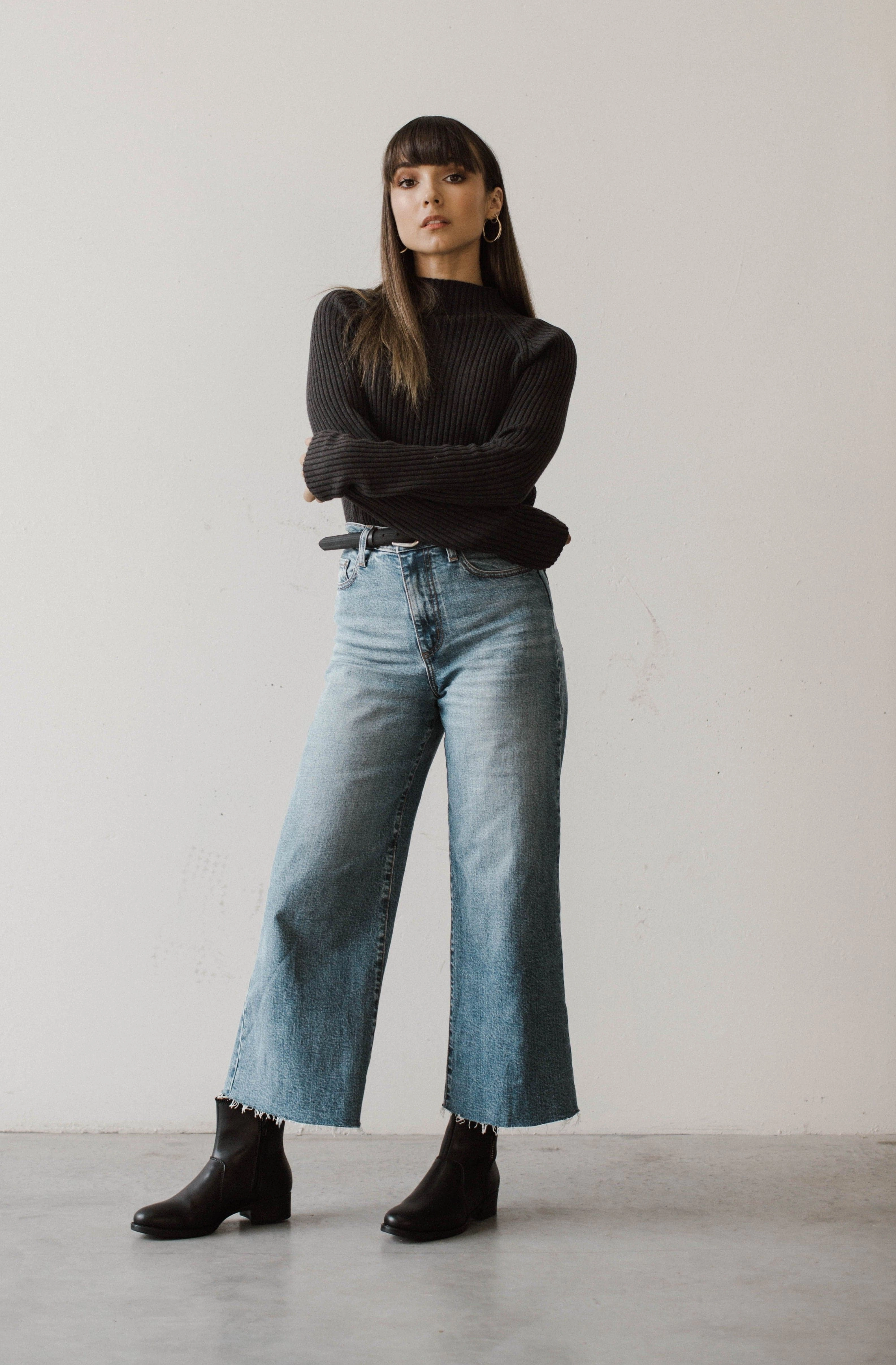 Leopold Chelsea Boot 'Amelie' vegan-leather ankle boot by Zette Shoes - black