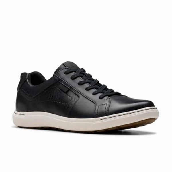 Best Trail Running Shoes For Heel Strikers Clarks Men's Mapstone Lace Wide Black/White