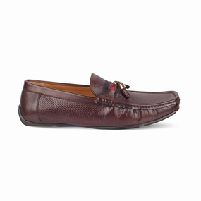 Kelsi Dagger Brooklyn Lens Loafers Tresmode Sotas Brown Men's Leather Driving Loafers