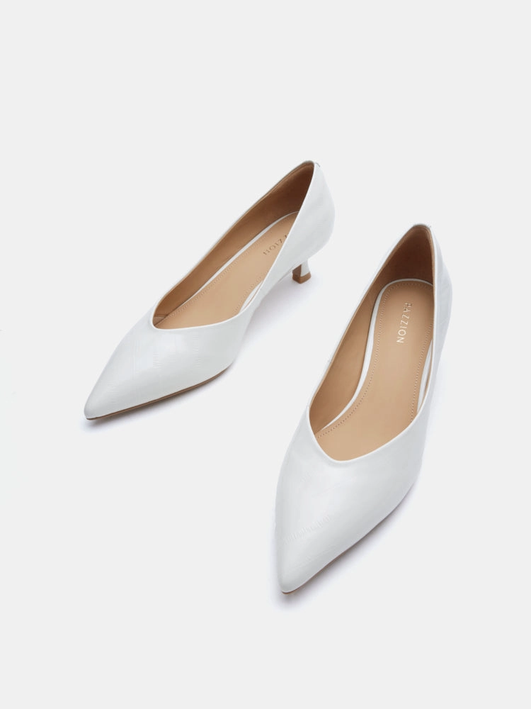 High Heel Shoe Mold Claudia Embossed Pointed Toe Heels