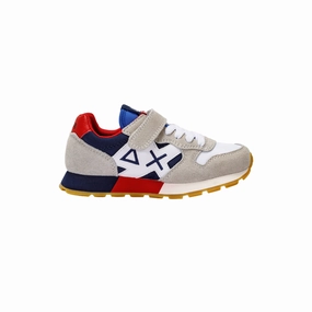 Zoo York Sneakers Sun68 sneakers da ragazzo Jaki Tricolors Kid Z33312K 0107 bianco-navy blue