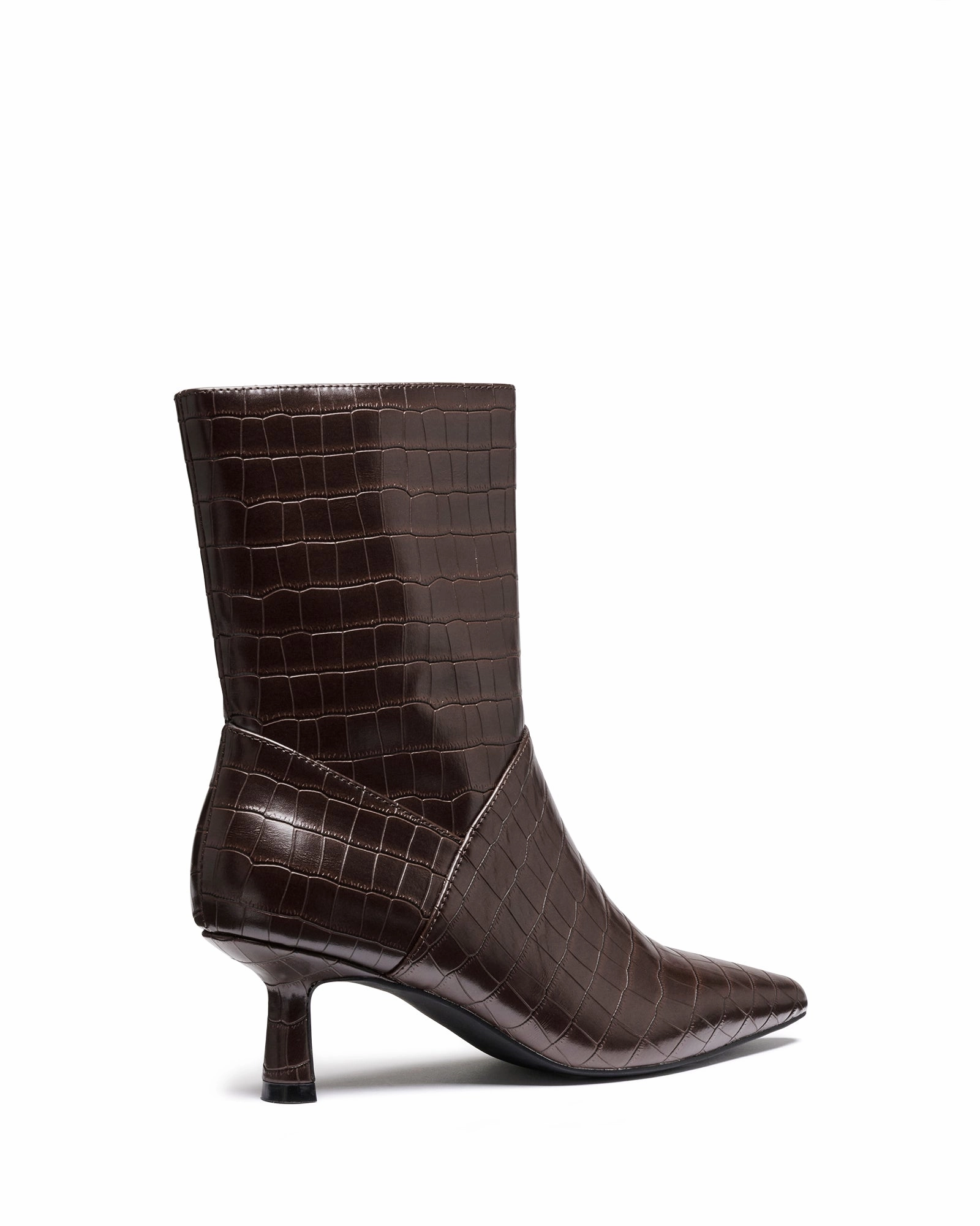 Junction Ankle Boots Kacee Ankle Boot Chocolate Croc