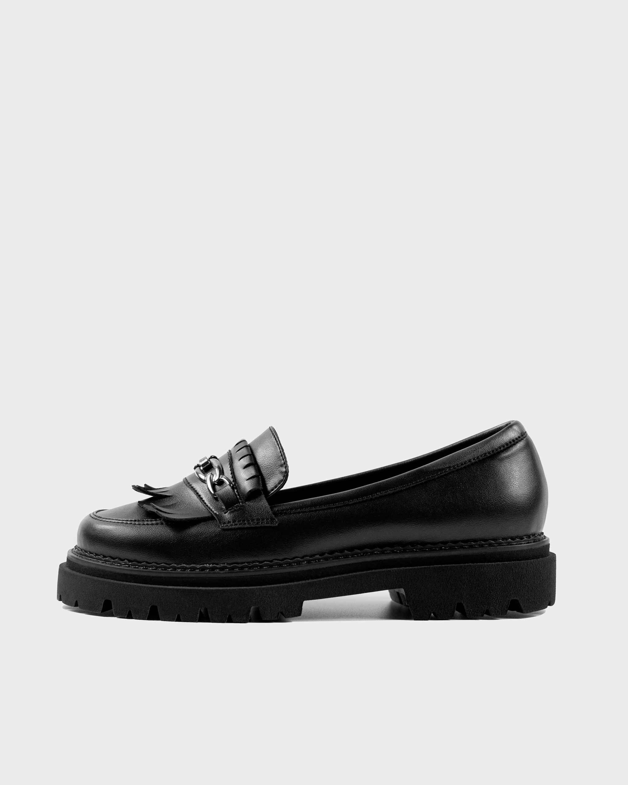 Basketball Shoes For Flat Feet Chunky Loafers Black Grape Leather Loafers
