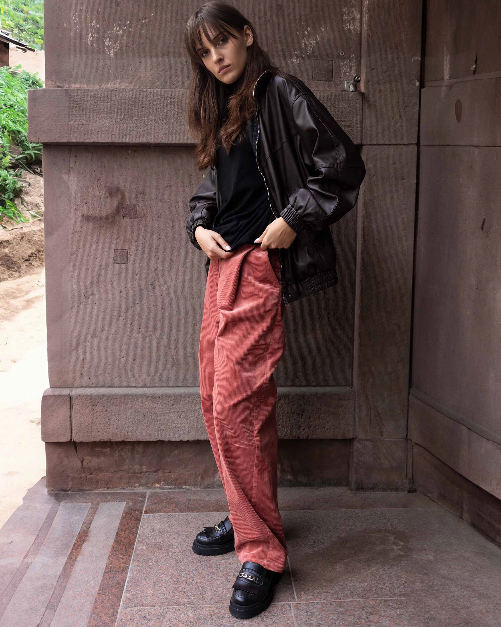 Shein Shoes Flats Chunky Loafers Black Grape Leather Loafers