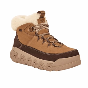 UGG Women's Terretrail Cozy Lace Chestnut Waterproof Shoes For The Beach