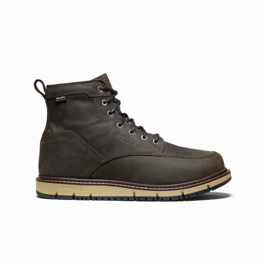 Men's San Jose 6" Waterproof Boot (Soft Toe)  |  Cascade Brown Best Work Boots For The Farm