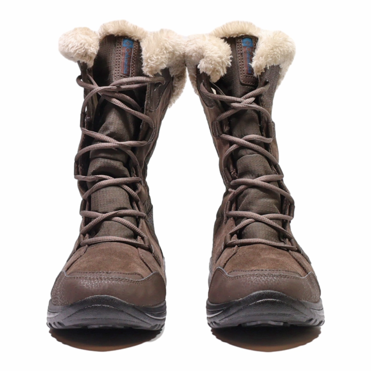 Dsquared Snow Boots COLUMBIA Snow Boots Brown Leather Womens UK 10