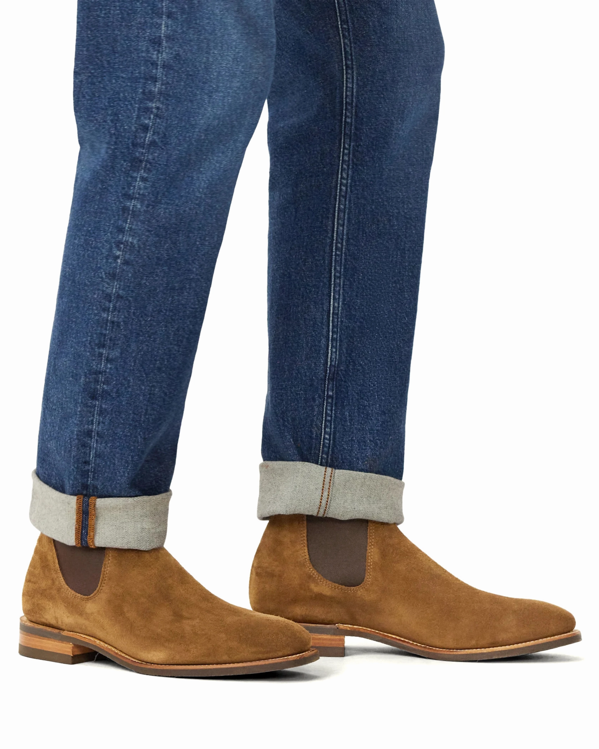 Chelsea Boots Women Suede Comfort Craftsman Tobacco Suede