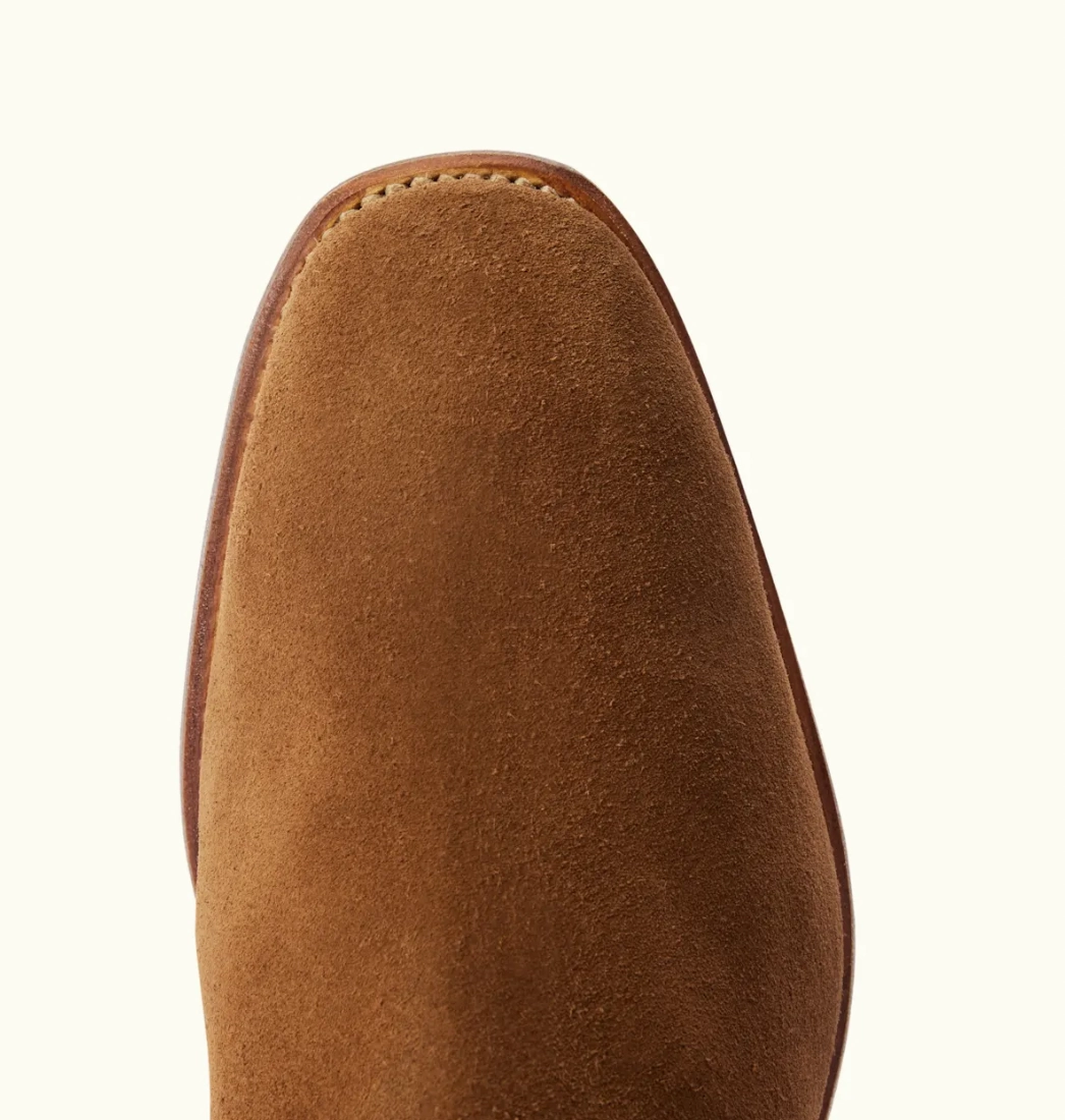 Tan Leather Chelsea Boots Comfort Craftsman Tobacco Suede