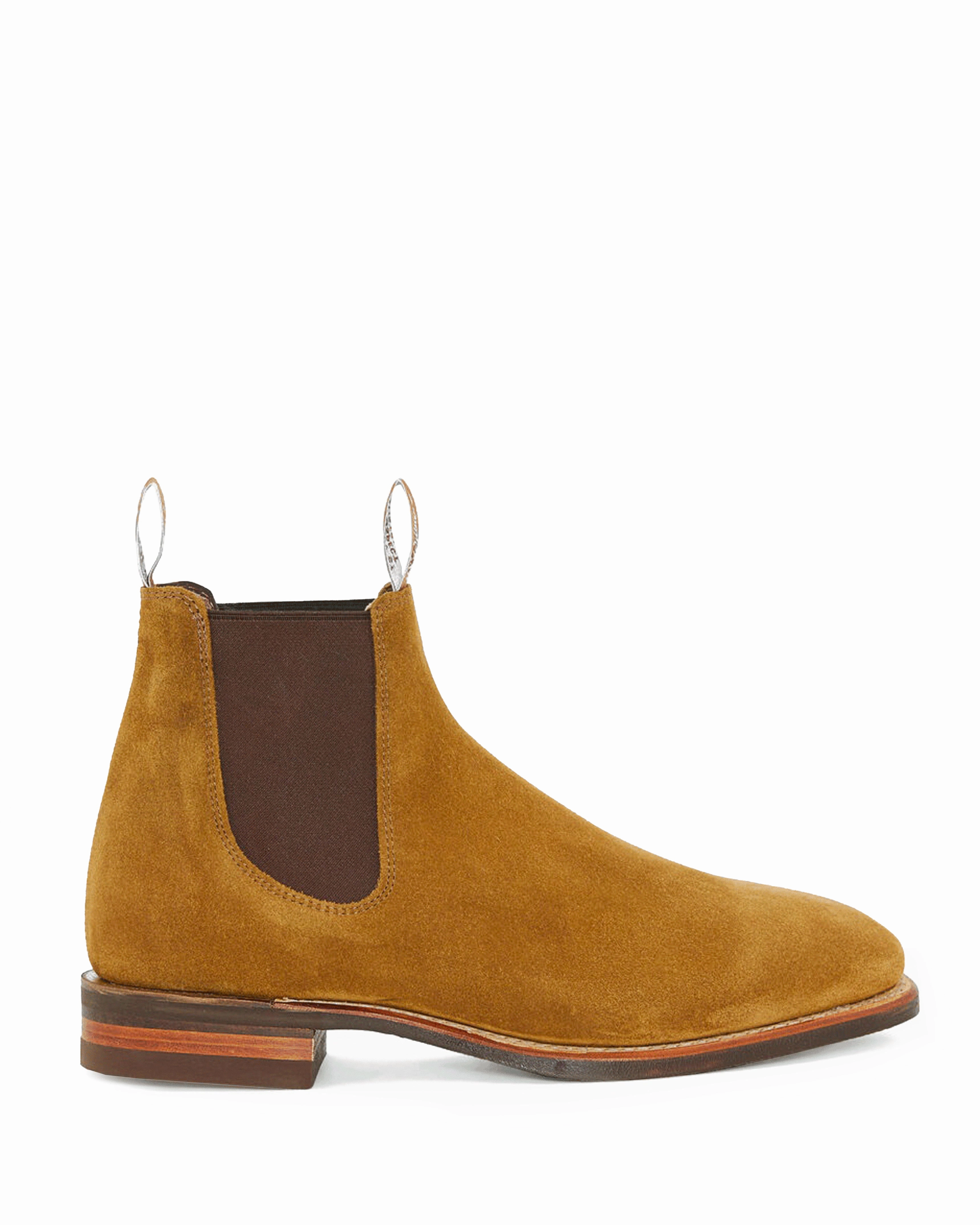 Xero Shoes Chelsea Boot Comfort Craftsman Tobacco Suede