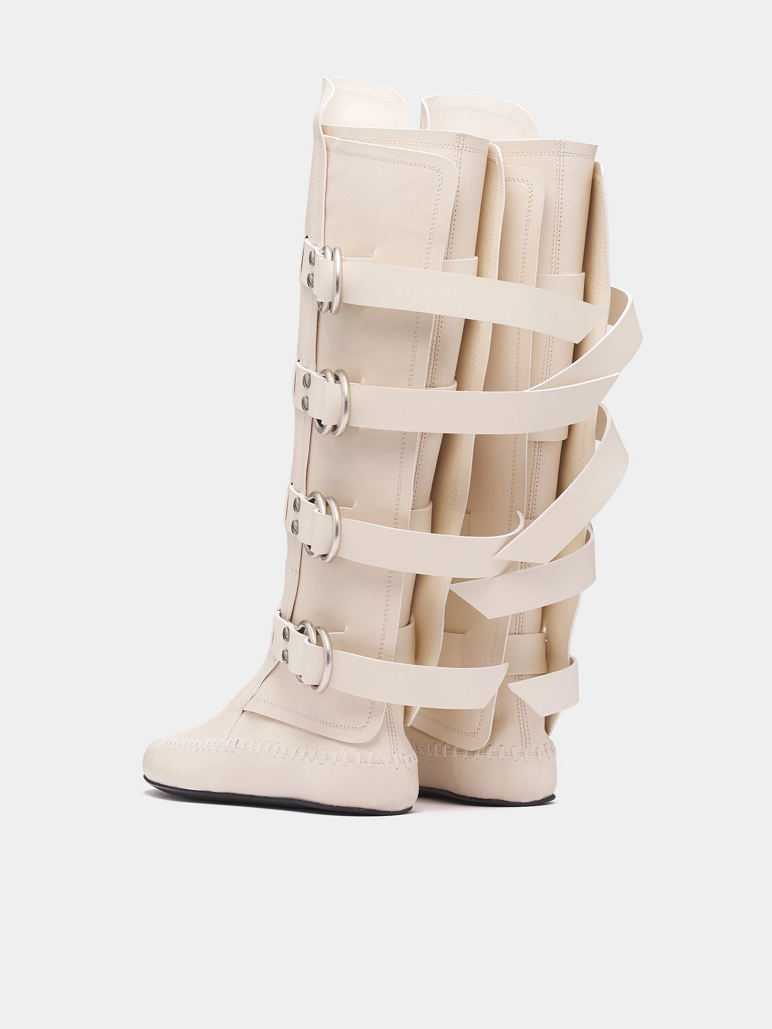 Siver Boots (B0012922-LT154-CHALK) Karl Chelsea Boots