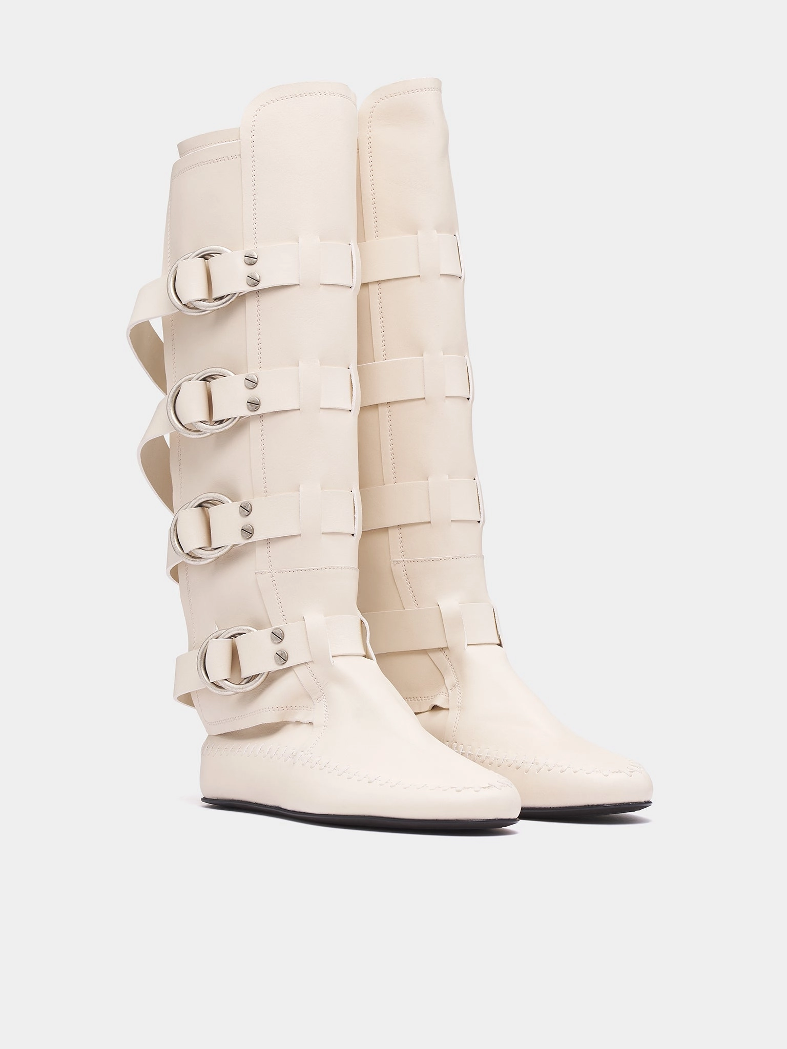 Siver Boots (B0012922-LT154-CHALK) Best Vegan Chelsea Boots