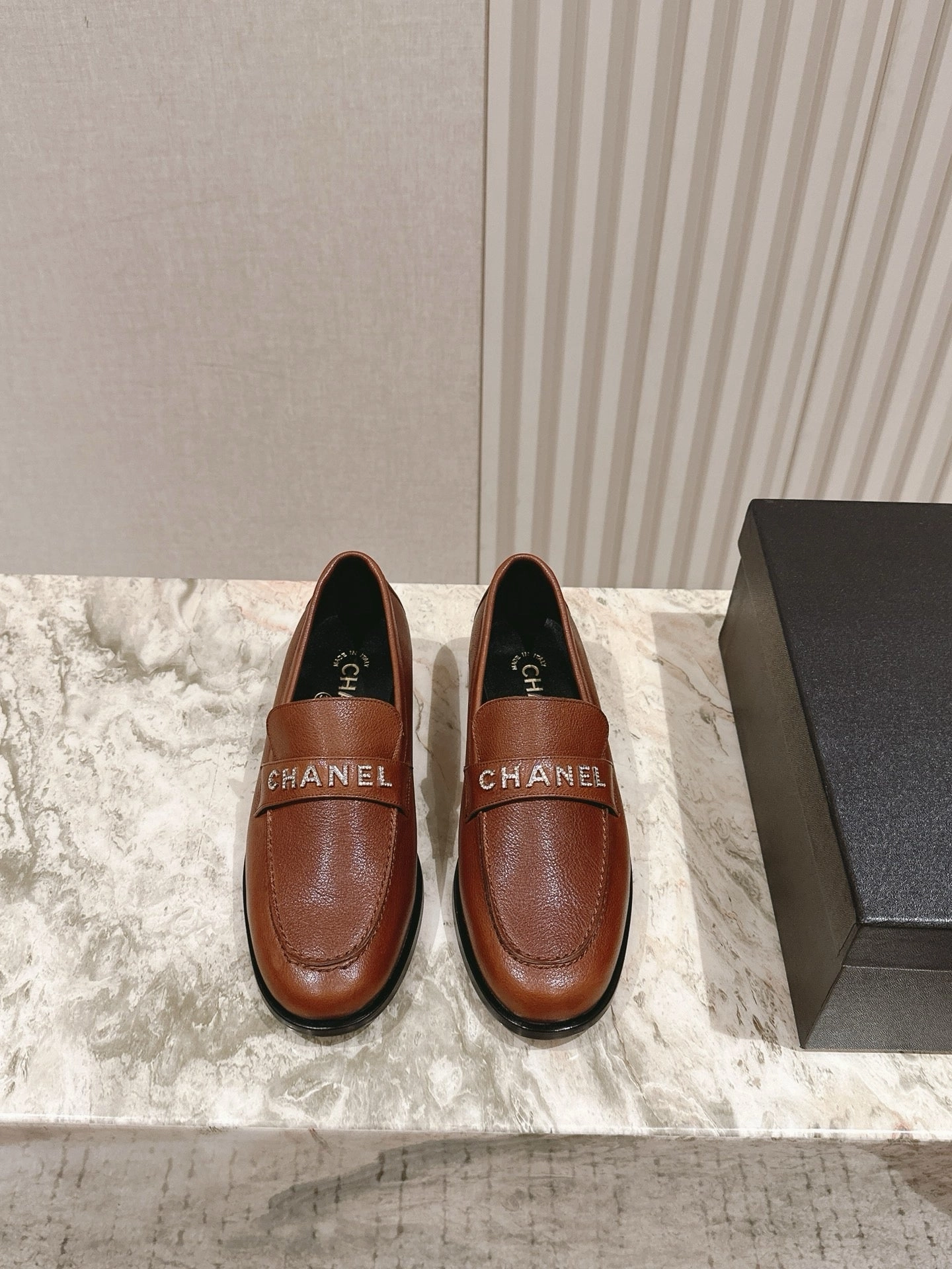 Flat Canvas Shoes SE1708 Chanel Moccasins / Size5-11