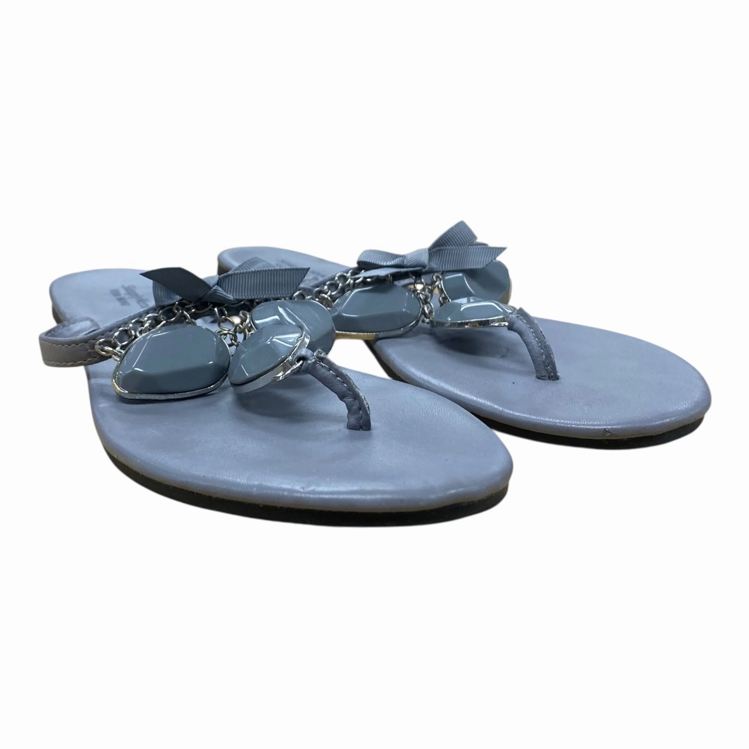 Flip Flop Cast Sandals Flip Flops By Simply Vera In Grey, Size:7