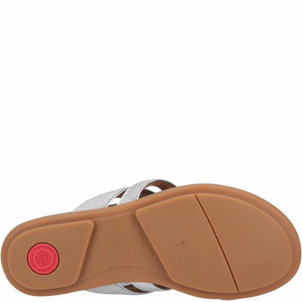 Fitflop Gracie Shimmerlux Strappy Toe Post Sandals Brand Flip Flops