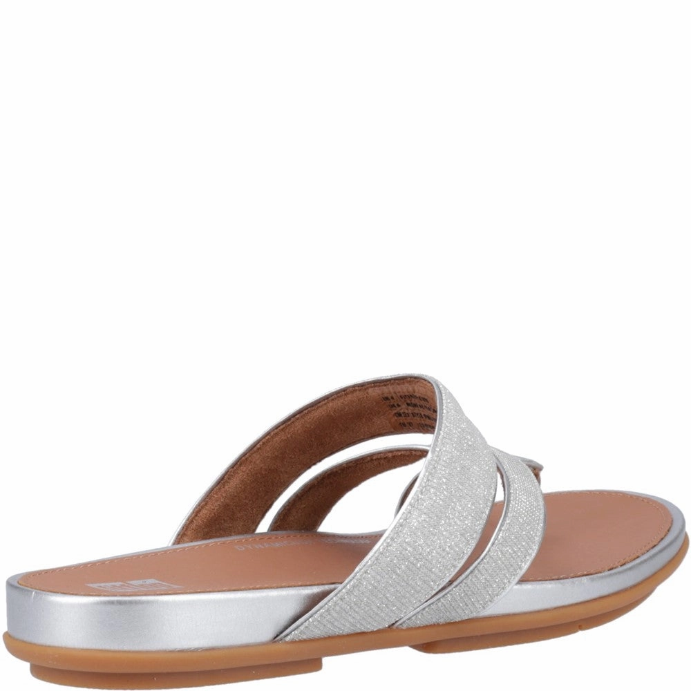 Flip Flops Wedge Fitflop Gracie Shimmerlux Strappy Toe Post Sandals