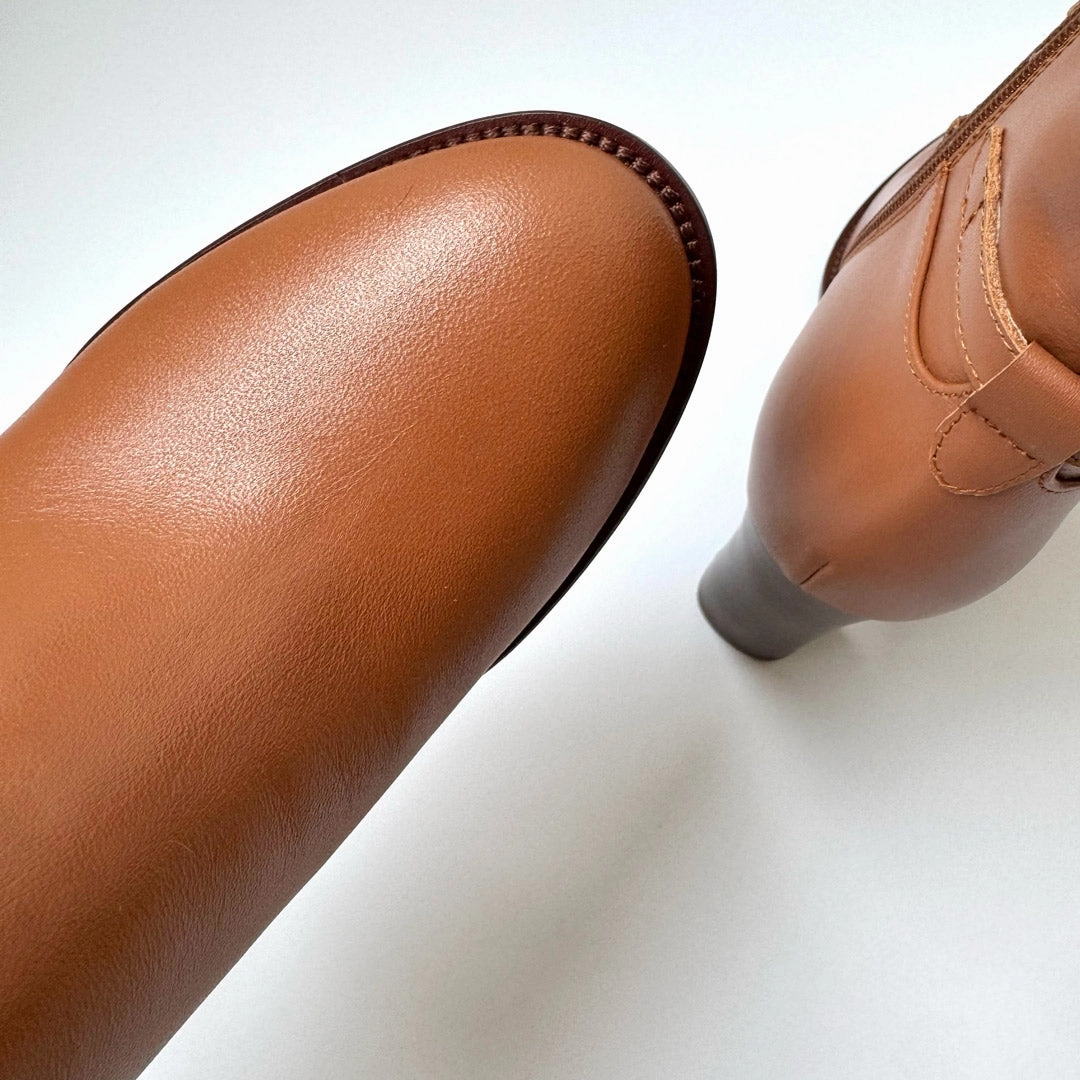 *ALVA - leather ankle boots Tabi 80mm Leather Ankle Boots