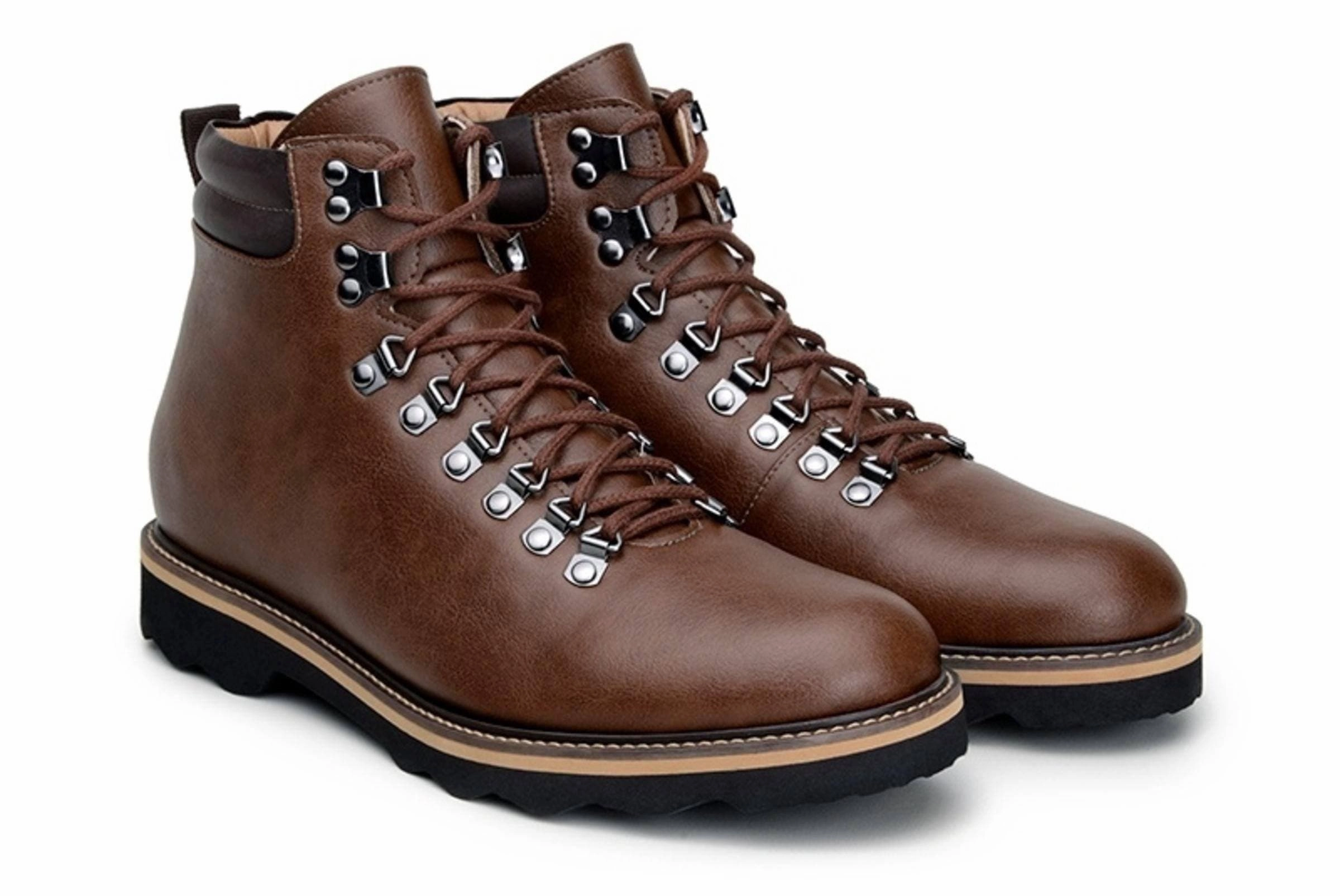 'Jeffery' Unisex Boots by Ahimsa - cognac Max Cushion Hiking Boots