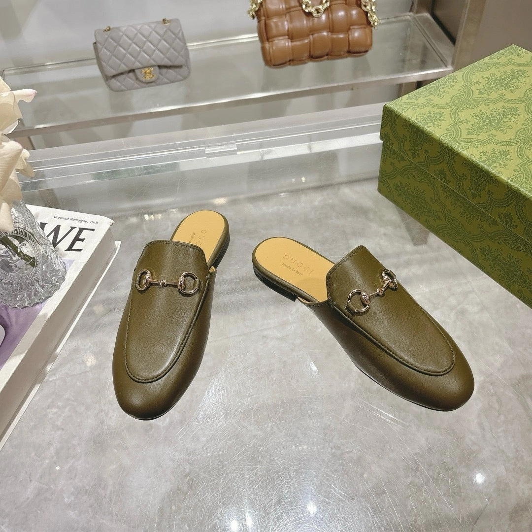 SE1490 Women's Gucci Jordaan Loafer/Slipper Flat Shoes Korea